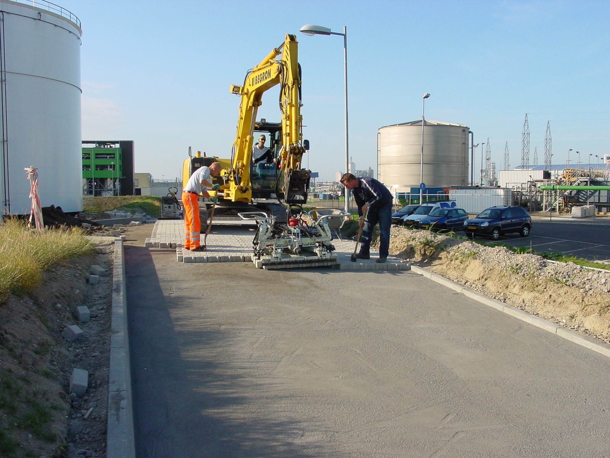Project Argos Rotterdam verhardingen bestratingen machinaal straten 2